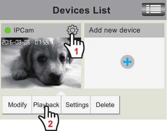 MicroSD card record and playback setting Step 6