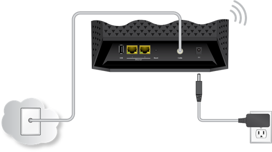 NETGEAR C6250 WiFi Cable Modem Router Quick Start Manual | ManualsLib