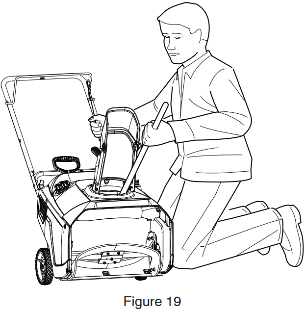 Poulan pro discharge online chute