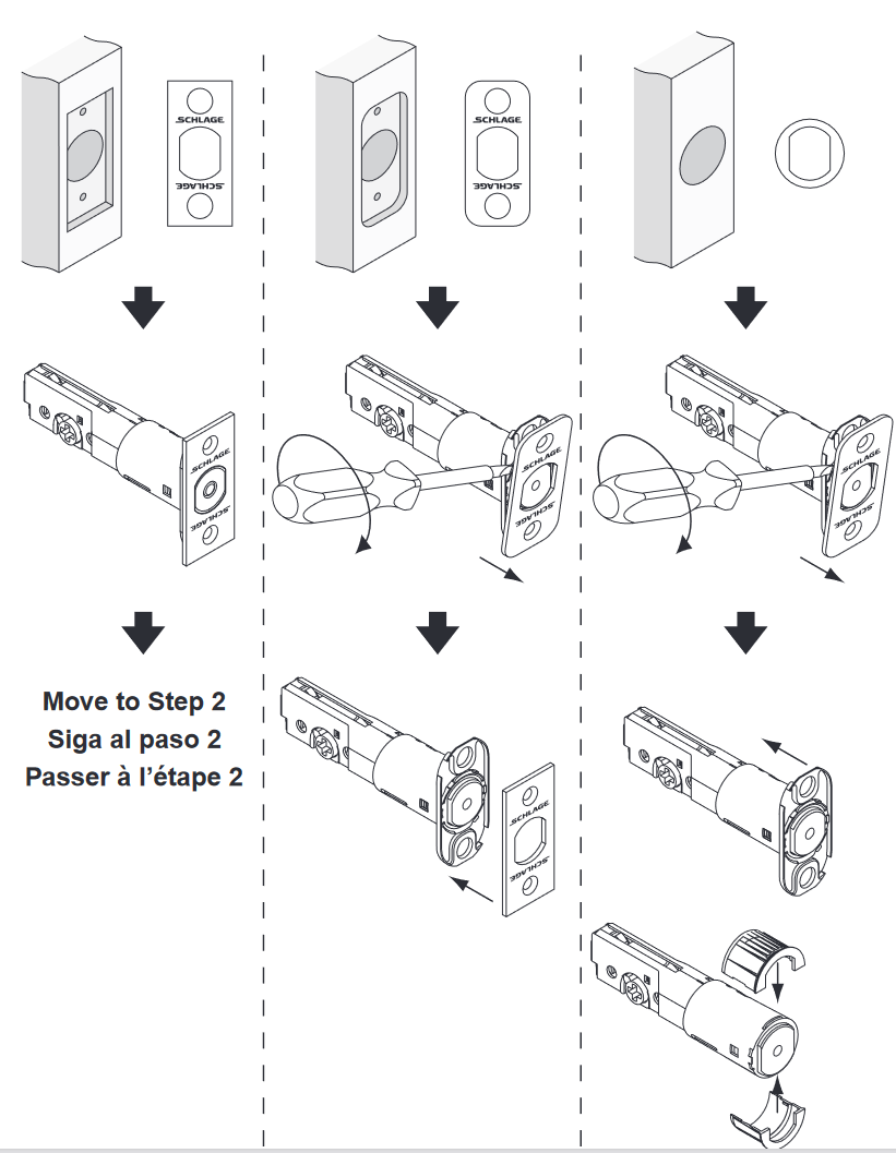 chlage JD60 & JD62 Single Cylinder Deadbolt Installation Instructions ManualsLib