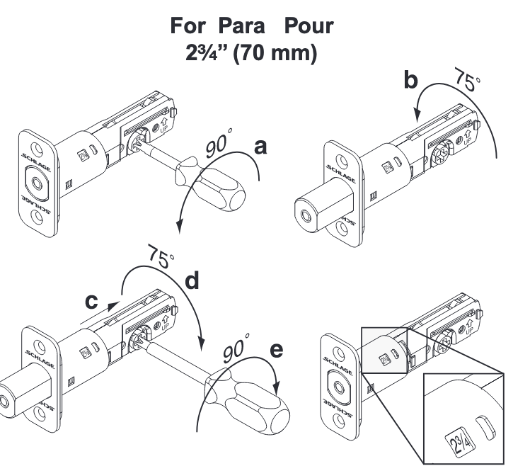 chlage JD60 & JD62 Single Cylinder Deadbolt Installation Instructions ManualsLib
