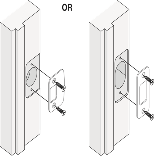 chlage JD60 & JD62 Single Cylinder Deadbolt Installation Instructions