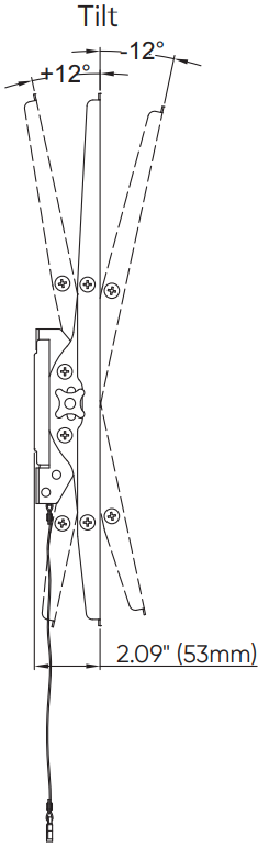 Instruction Manual for the "26inch-50inch tilting mount  - Loctek