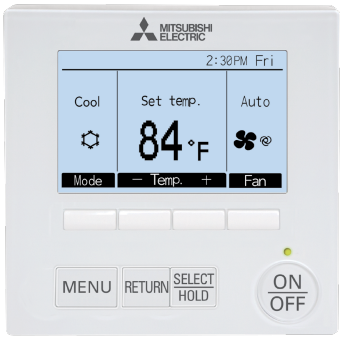 Mitsubishi PAR-40MAAU Deluxe MA Remote Controller User Guide | ManualsLib