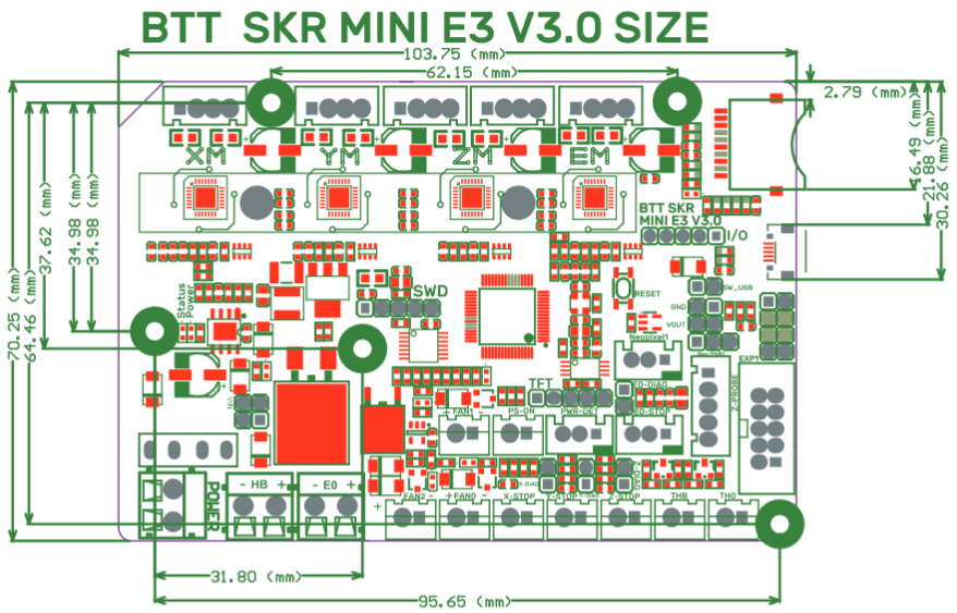 BIGTREETECH SKR Mini E3 V3.0 Motherboard Manual. | ManualsLib