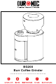 Duronic BG200 Manual