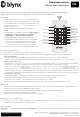 blynx 11922 Instruction Manual