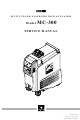 Nidek Medical MC-300 Service Manual
