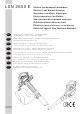FlexoTrim LSN 2600 E Operating Instructions Manual