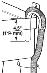 Secure drain hose - Laundry Tub