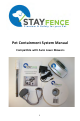 STAYFENCE SPCS-20 Manual