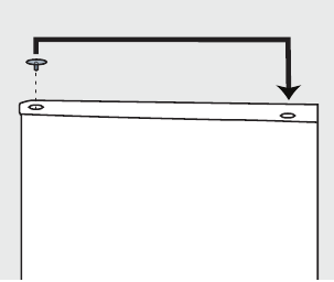Door removal and reversal instructions for Model FFPS4533UU Step 3