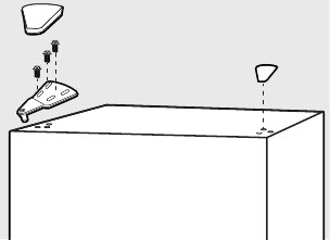 Door removal and reversal instructions for Model FFPS4533UU Step 6