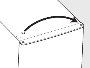 Door removal and reversal instructions for Model&nbsp;FFPA3322UM Step 2