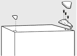 Door removal and reversal instructions for Model FFPS3133UU Step 1