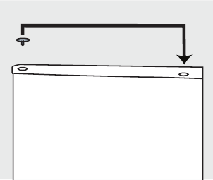 Door removal and reversal instructions for Model FFPS3133UU Step 3