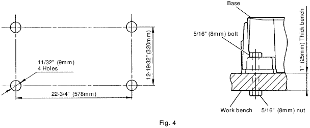 PREPARATION BEFORE OPERATION Fig. 4