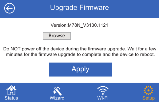 Firmware Upgrade