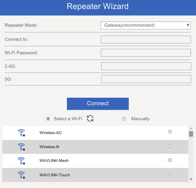 Repeater wizard