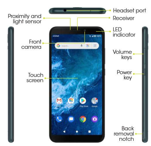 Cricket Icon 2 Smartphone Quick Start Guide ManualsLib