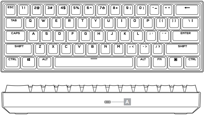 Corsair K65 RGB MINI - 60% Mechanical Gaming Keyboard Manual | ManualsLib