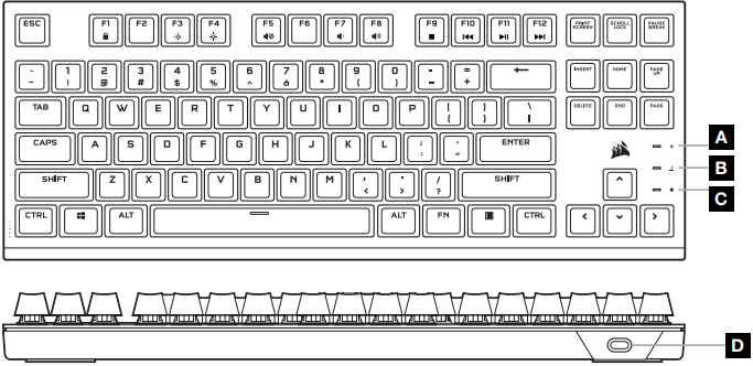 Corsair K60 PRO TKL RGB - Optical-Mechanical Gaming Keyboard Manual ...