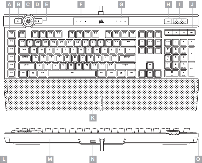 Corsair K100 RGB - Mechanical Gaming Keyboard Manual | ManualsLib