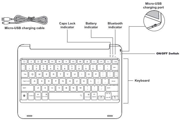 User manual Typecase Flexbook Touch (English - 10 pages)