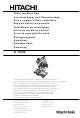 Hitachi C 12YB Handling Instructions Manual
