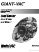 Giant-Vac Leaf Buster 16Z Assembly Instructions Manual