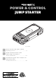 Dometic Power & Control PJS1000 Operating Manual