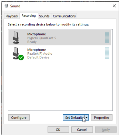 HYPERX - QuadCast S HMIQ1S-XX-RG/G - Using with Windows Step 4 Using with Windows Step 4