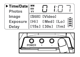 Settings DATE Step 1