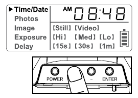 Settings TIME Step 2
