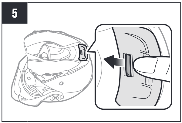 Flip Up Helmet Installation Step 5