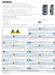 Siemens 3VA11 ED2 Series Operating Instructions Manual