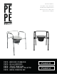 PEPE BEDSIDE COMMODE P40010 User Manual
