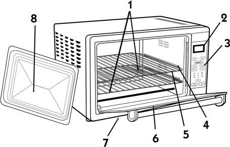 Oster TSSTTVXLDG 003 Extra Large Countertop Oven Manual ManualsLib   Oster Tssttvxldg 003 Features Of Your Countertop Oven 6d614 