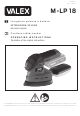 Valex M-LP 18 Operating Instructions Manual