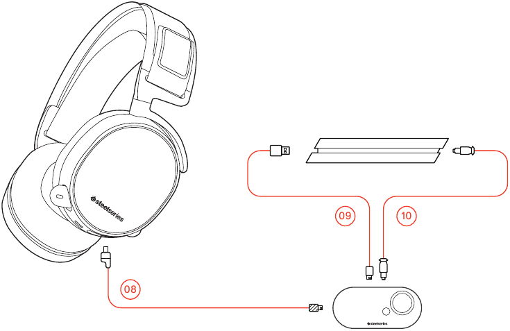 Support pour SteelSeries Arctis Pro Gamedac - France