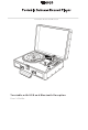 AUDMIC TE-2026 Instruction Manual