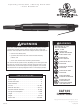 Cornwell Tools CAT125 Operating Instructions