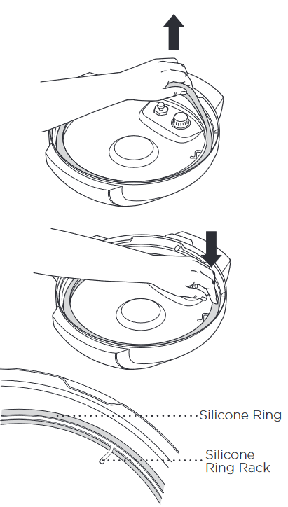 Ninja Foodi Sealing Ring Gasket Replacement | 2-Pack Silicone For 6.5 Qt & 8 Qt Models