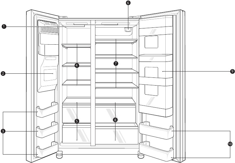 LG Side By Side Refrigerator LSXS26326S Manual ManualsLib