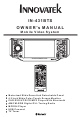 Innovatek IN-431BTS Owner's Manual