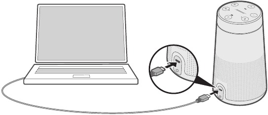 Connect the USB cable