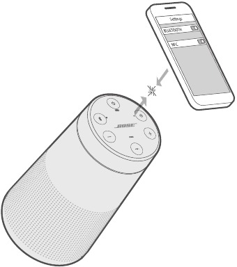 Pairing a mobile device with NFC