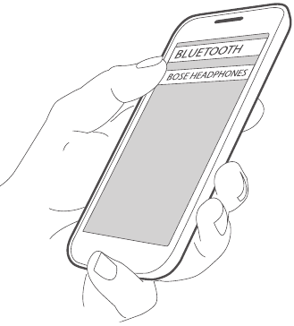 Connect using the Bluetooth menu on your mobile device Step 2