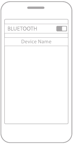 BLUETOOTH - CONNECT A MOBILE DEVICE - Step 2