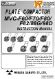 Mikasa Sangyo MVC-F60 Instruction Manual